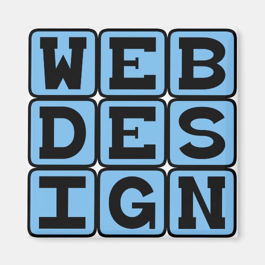 Webデザイン、建物Webサイト マグネット (正面)