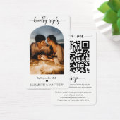 WebユニークサイトArch Photo QR Code Scan me to RSVP (デスク)