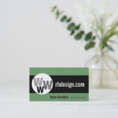 Web Design名刺 名刺 (スタンド正面)