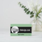 Web Design名刺 名刺 (スタンド正面)