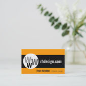 Web Design名刺 名刺 (スタンド正面)