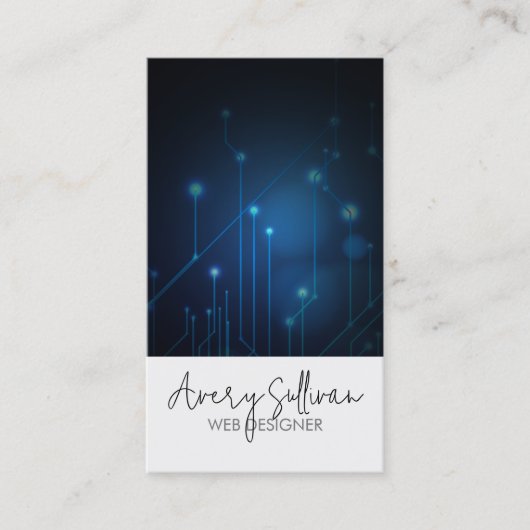 Web Designer Electronic Circuits  名刺 (正面)