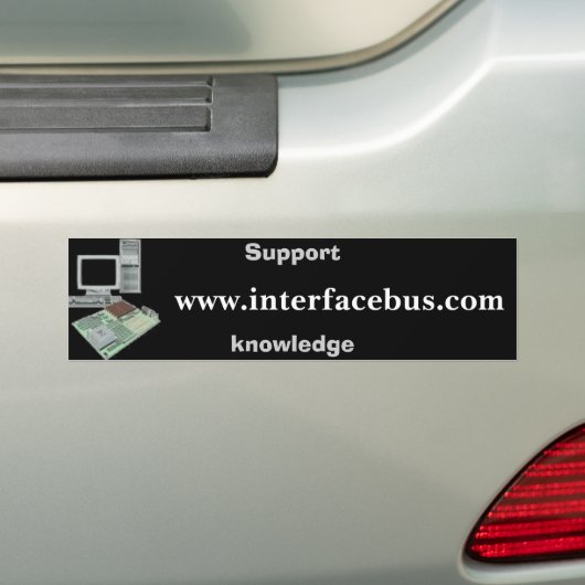 Web_Index_PC_Motherboard、www.interfacebus.com、… バンパーステッカー (車上)