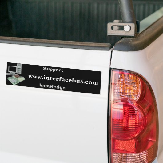 Web_Index_PC_Motherboard、www.interfacebus.com、… バンパーステッカー (トラック上)