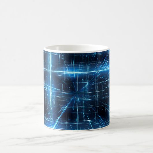 Web network light points of light コーヒーマグカップ (中央)