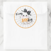 Web of Wishes – BOOday Birthday Charm ラウンドシール (バッグ)