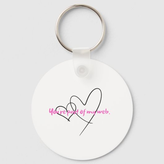 Web Within – Art of Hidden Strength キーホルダー (裏面)