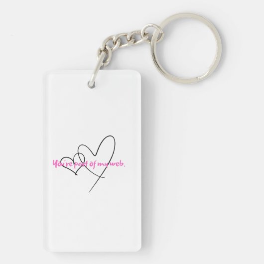 Web Within – Art of Hidden Strength キーホルダー (裏面)