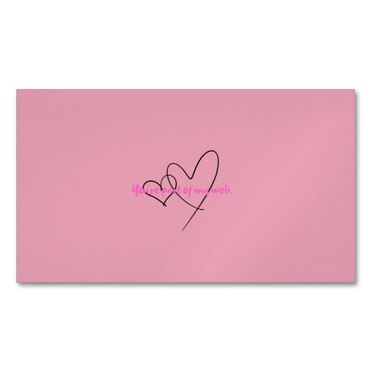 Web Within – Art of Hidden Strength マグネット名刺 (正面)