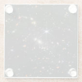 Webbの初めての深いの宇宙視野 ガラスコースター (裏面)