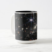 Webbの初めての深いの宇宙視野 ツートーンマグカップ (正面左)