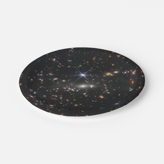 Webbの初めての深いの宇宙視野 ペーパープレート (アングル)