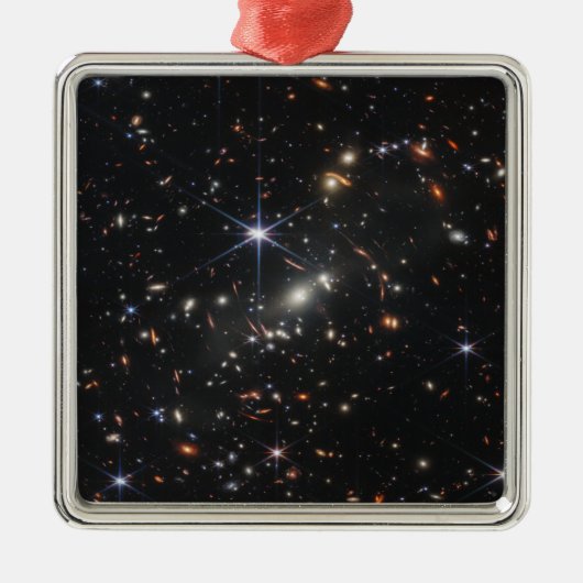 Webbの初めての深いの宇宙視野 メタルオーナメント (正面)