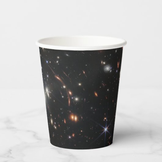 Webbの初めての深いの宇宙視野 紙コップ (裏面)