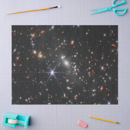 Webbの初めての深いの宇宙視野 薄葉紙 (クラフト)