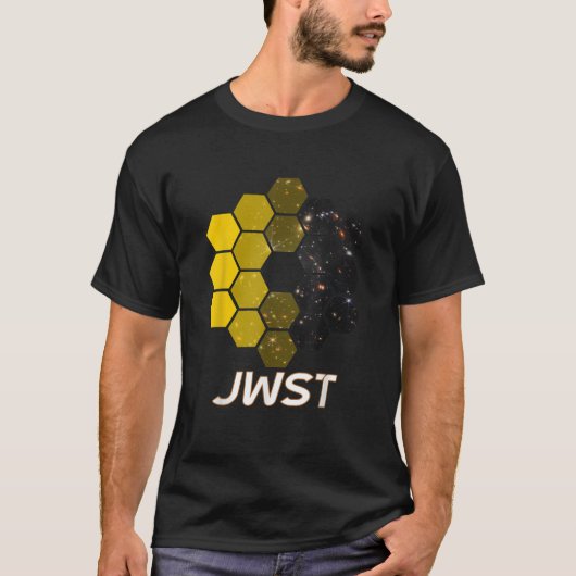 Webb宇宙望遠鏡の鏡 Webb初のディープフィールド Tシャツ (正面)