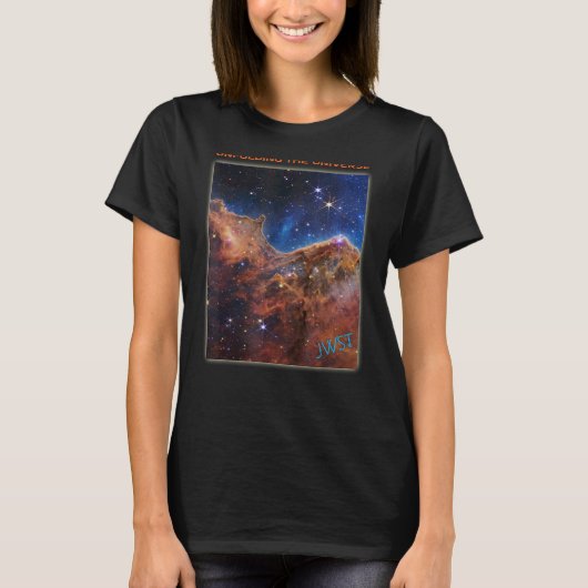 Webb宇宙望遠鏡新画像コズミック崖JWST Tシャツ (正面)