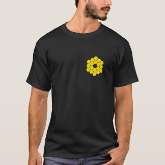 Webb宇宙望遠鏡鏡イエローヘキサゴンJWST Tシャツ