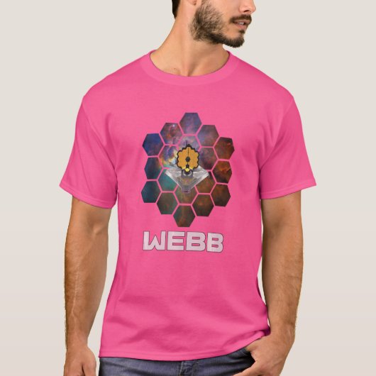 WEBB宇宙望遠鏡(星雲の中) Tシャツ (正面)