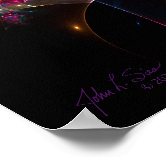 Webb04 20x16フラクタル ポスター (角)