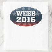 WEBB 2016年 楕円形シール (バッグ)