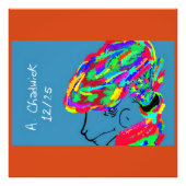 Webbed Scaled Fantasy Creature フォトプリント (正面)