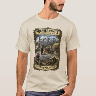 Webberファミリー コロラド出身 tシャツ