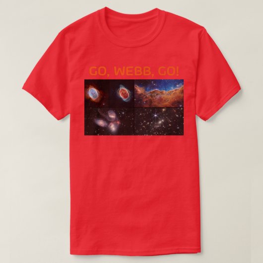 Webb's First Images NASA James Webb Space Telescop Tシャツ (デザイン正面)