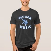 Weber Music (アウトラインが青い白い文字)