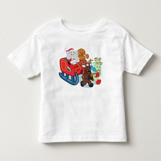 Webkinzのクリスマスパレード トドラーTシャツ (正面)