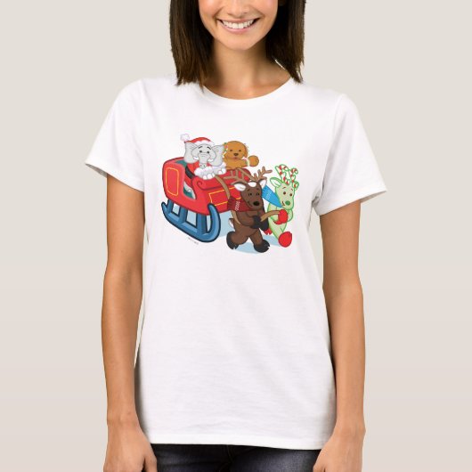 Webkinzのクリスマスパレード Tシャツ (正面)