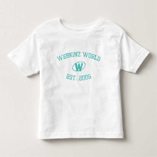 Webkinzの世界米国東部標準時刻。 2005年 トドラーTシャツ (正面)