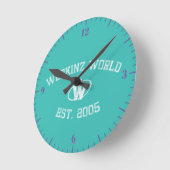 Webkinzの世界米国東部標準時刻。 2005年 ラウンド壁時計 (傾斜)