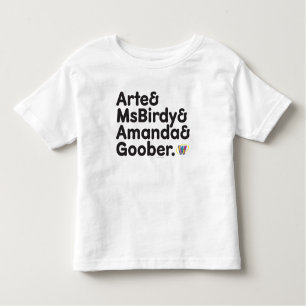 Webkinzの名前のデザイン トドラーTシャツ