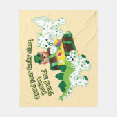 Webkinzの小妖精
クローバー猫
幸運なディーノ フリースブランケット (正面)