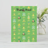 Webkinzの環境にやさしいことをしようパターン サンキューカード (スタンド正面)