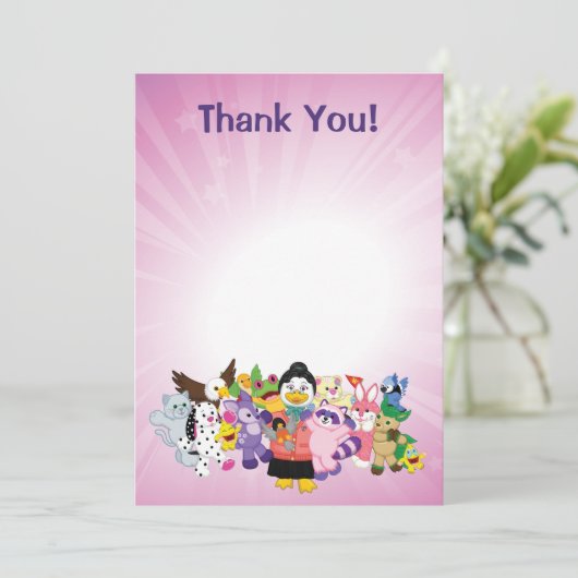 Webkinzの魔法の世界 サンキューカード (スタンド正面)