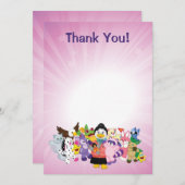 Webkinzの魔法の世界 サンキューカード (正面/裏面)