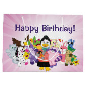 Webkinzの魔法の世界 ラージペーパーバッグ (裏面)