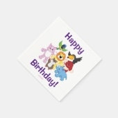 Webkinzへようこそ！ スタンダードカクテルナプキン (角)