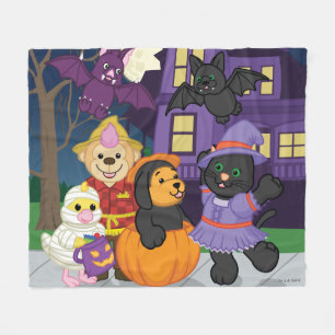 Webkinzハロウィンのトリック・オア・トリート フリースブランケット