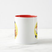 Webkinzハロウィンは月をかわいがります マグカップ (中央)