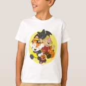 Webkinzハロウィンは月をかわいがります Tシャツ (正面)