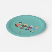 Webkinzピクセルホスト ペーパープレート (アングル)