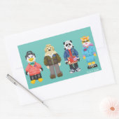 Webkinzピクセルホスト 長方形シール (封筒)