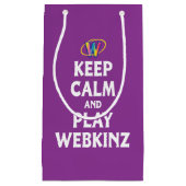 Webkinz穏やか、演劇保って下さい スモールペーパーバッグ (正面)