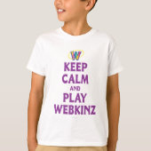 Webkinz穏やか、演劇保って下さい Tシャツ (正面)