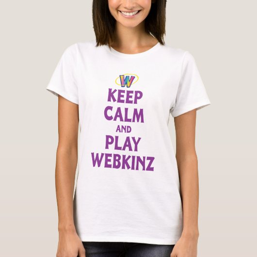 Webkinz穏やか、演劇保って下さい Tシャツ (正面)