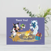 Webkinz |のキャンプファイヤーのマシュマロ サンキューカード (スタンド正面)