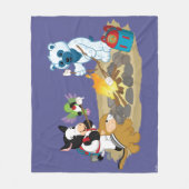 Webkinz |のキャンプファイヤーのマシュマロ フリースブランケット (正面)